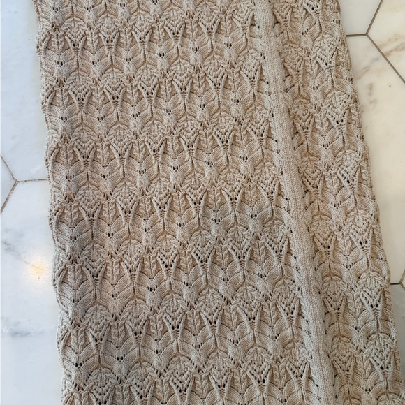 Ronny Kobo Collection Beige Textured Maxi Skirt - Picture 4 of 4